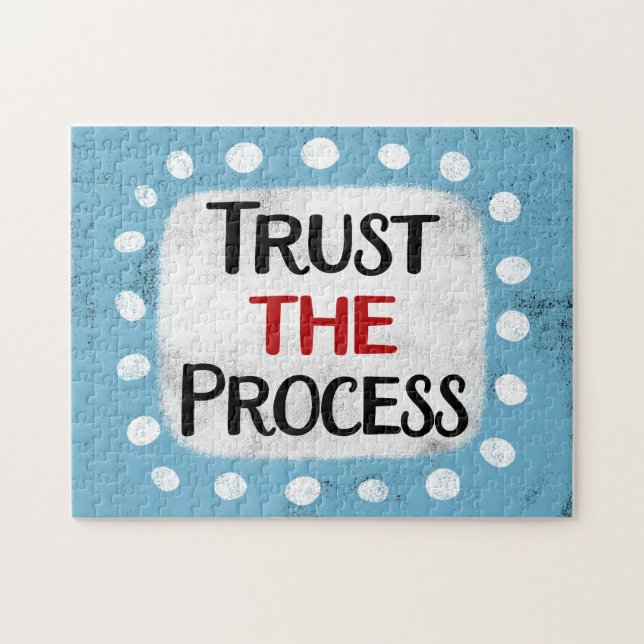 Trust The Process Jigsaw Puzzle (Horizontal)
