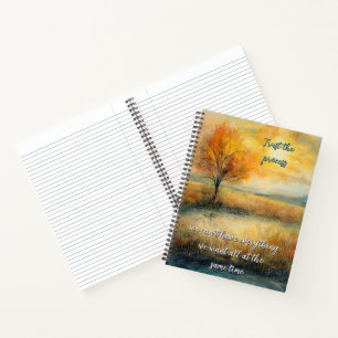 Trust The Process Spiral Notebook