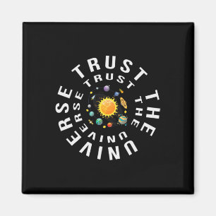 Trust The Universe Astrology Spiritual Yoga Magnet