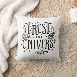 Trust the universe cushion