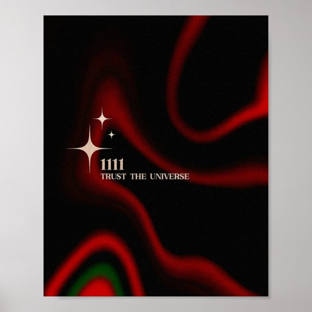 Trust the universe poster (Front)