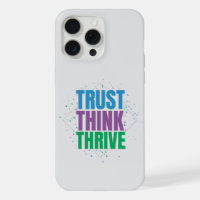 Trust Think Thrive – Motivational Quote Design