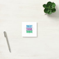 Trust Think Thrive – Motivational Quote Design