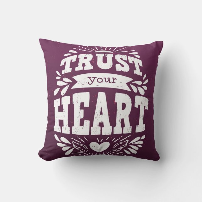 Trust Your Heart Cushion (Front)