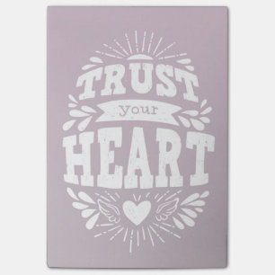 Trust Your Heart Post-it Notes