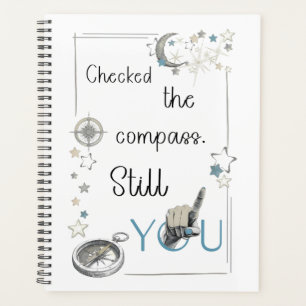 Trust Your Inner Compass. Self Care Afirmation Planner