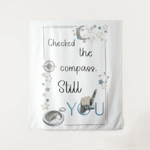 Trust Your Inner Compass. Self Care Afirmation Tapestry