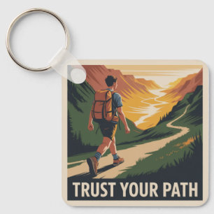 Trust Your Path Key Ring