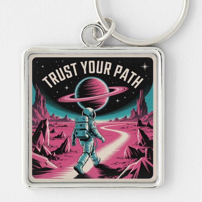Trust Your Path Key Ring (Front)