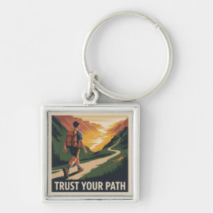 Trust Your Path Key Ring