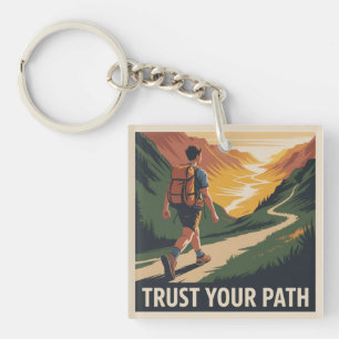 Trust Your Path Key Ring