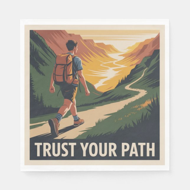 Trust Your Path Napkin (Front)