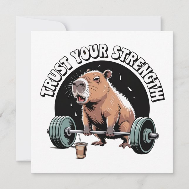 Trust Your Strength Invitation (Front)