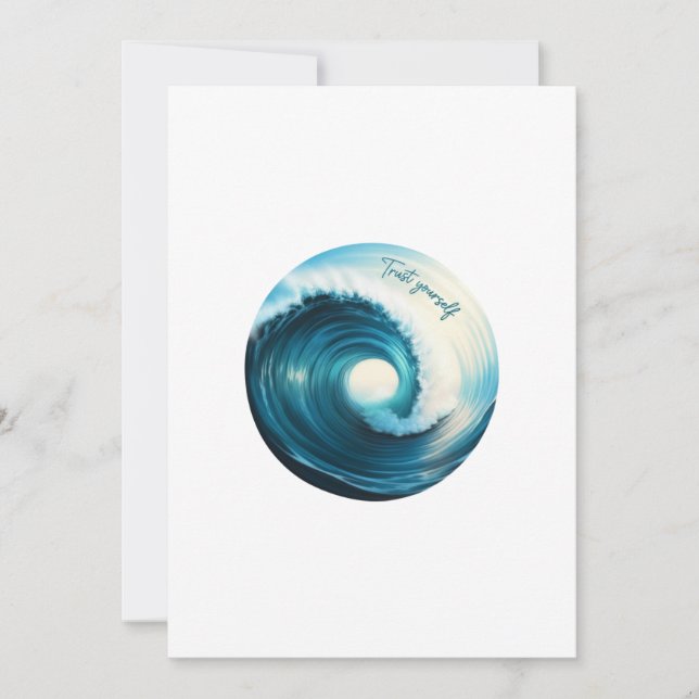 trust yourself invitation (Front)