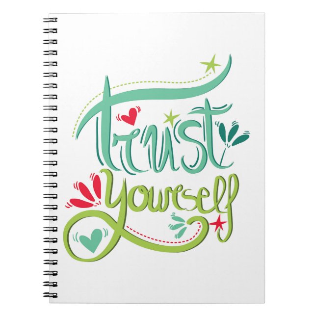 Trust Yourself Notebook (Front)
