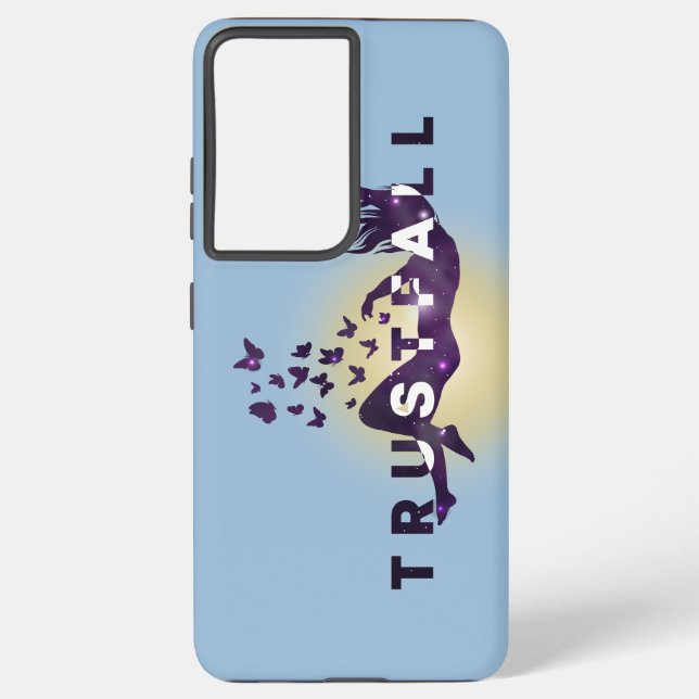 Trustfall | samsung galaxy s21+ case (Back)