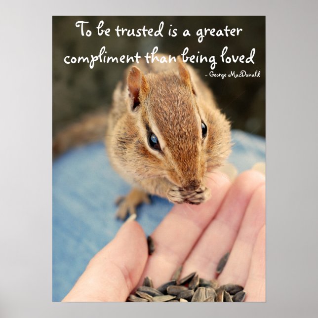 Trusting Chipmunk Poster (Front)