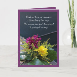 Trusting God Sympathy Card