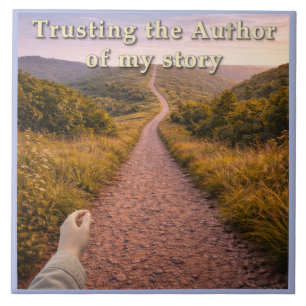 Trusting the Author Ceramic Tile