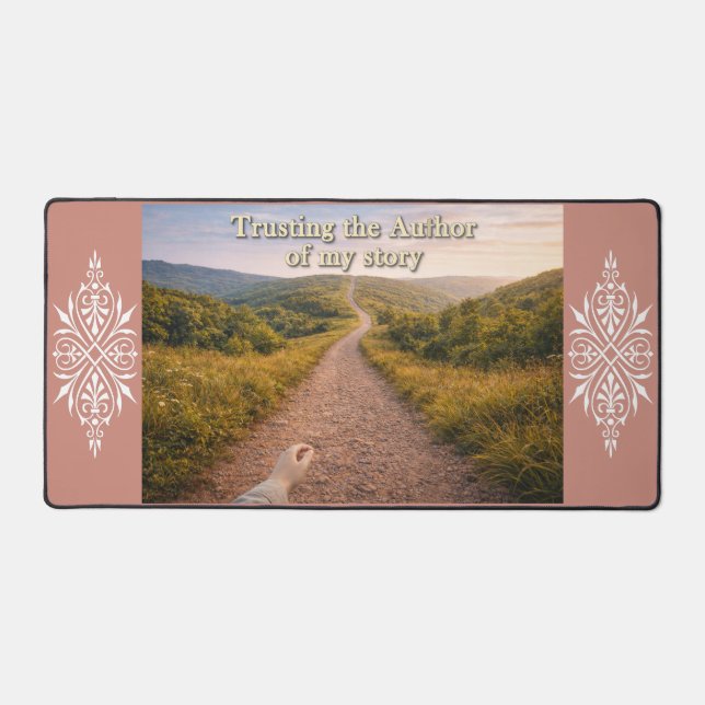 Trusting the Author Desk Mat (Front)