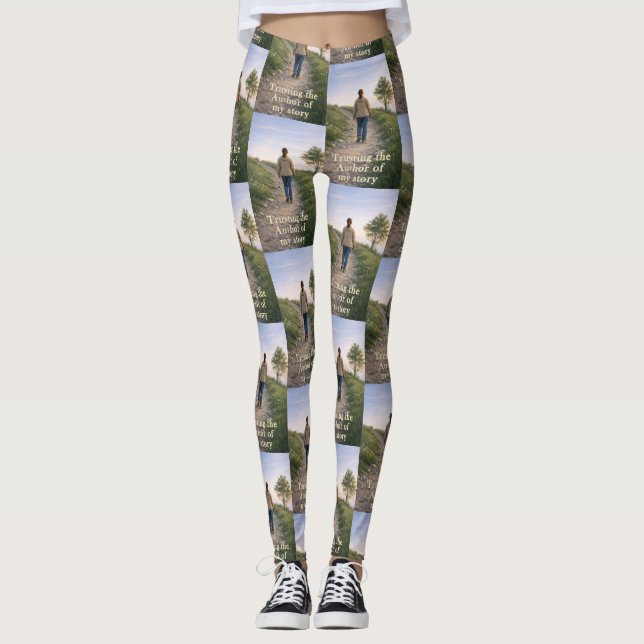 Trusting the Author Leggings (Front)