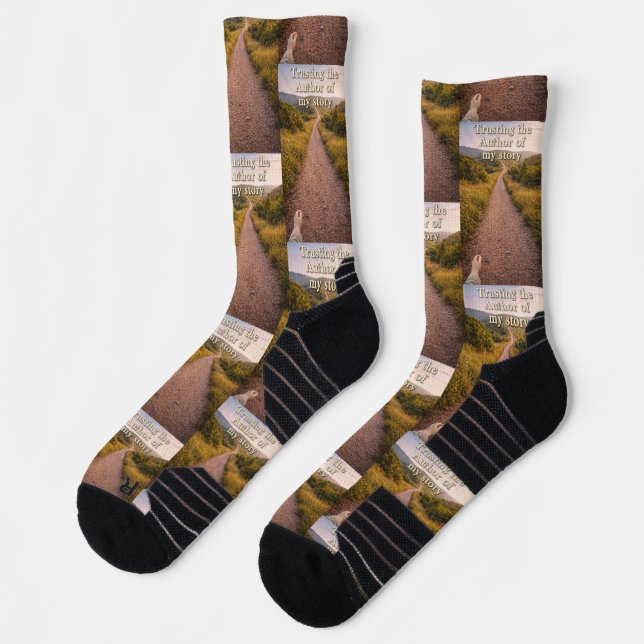 Trusting the Author Socks (Left)