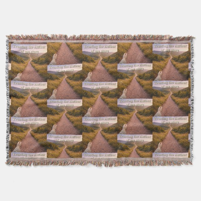 Trusting the Author Throw Blanket (Front)