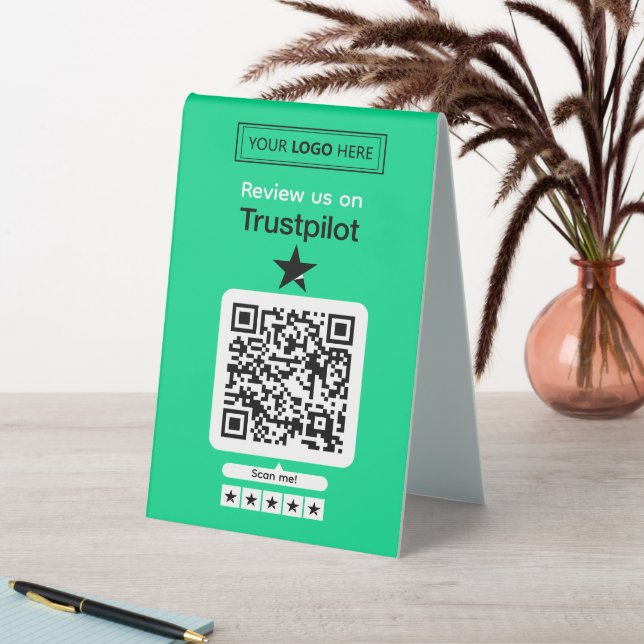 Trustpilot Review Request with Scannable QR Code (In SItu (Table))