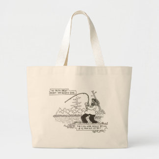 Truth about Van Gogh's ear...He ran out of bait... Large Tote Bag