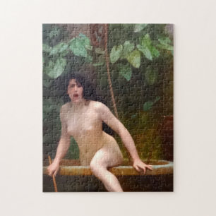 Truth Coming Out of Her Well - Jean-Leon Gerome Jigsaw Puzzle