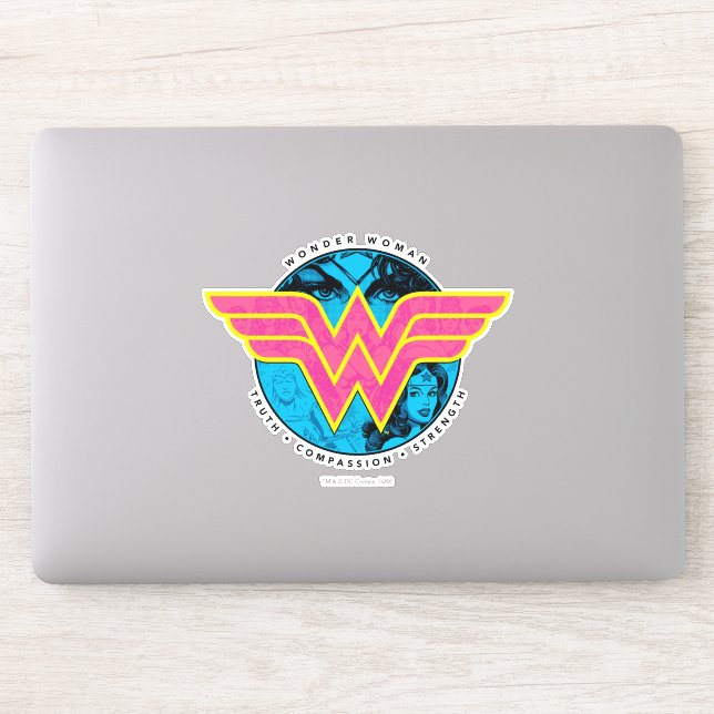 Truth Compassion Strength Comic Wonder Woman Logo (Computer)