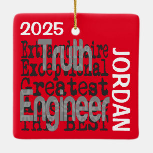 Truth Engineer Extraordinaire CUSTOM Ceramic Ornament