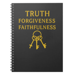 Truth, Forgiveness, Faithfulness Notebook