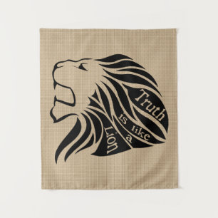 Truth is like a Lion Tapestry