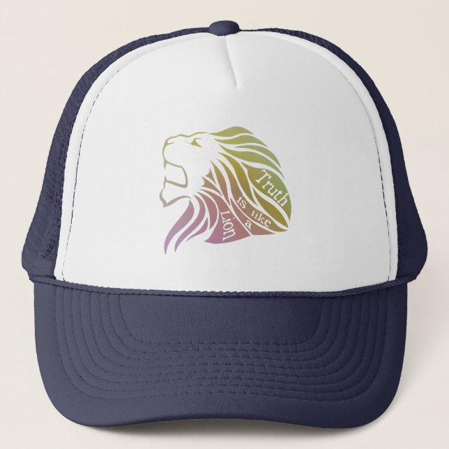 Truth is like a Lion Trucker Hat (Front)