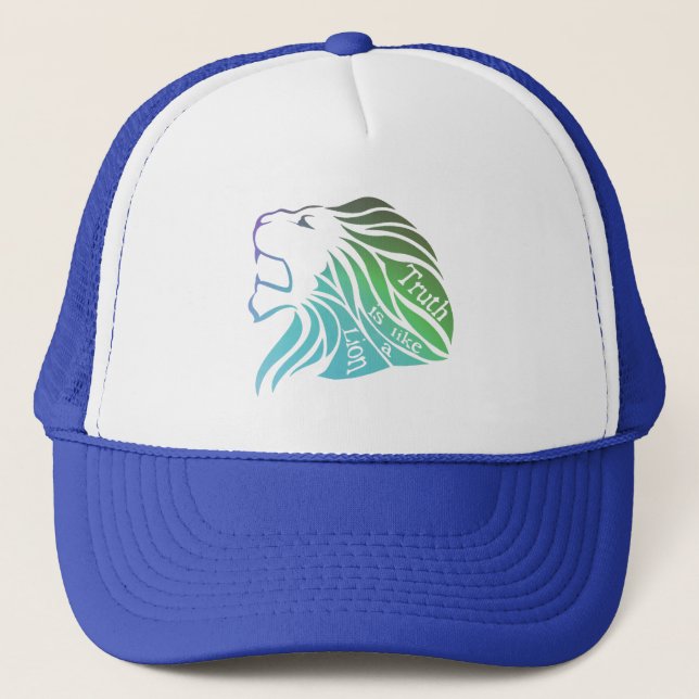 Truth is like a Lion Trucker Hat (Front)