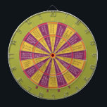 Truth or Dare (no kissing) Colourful green pink Dartboard<br><div class="desc">These dart boards come in 3 versions: • Plain (cool colours only, without Truth or Dare) • Truth or Dare with kissing • Truth or Dare without kissing. HERE ARE DARES ON ALL BOARDS: Wear your top and bottom inside-out Perform a belly dance Let the person next to you text...</div>