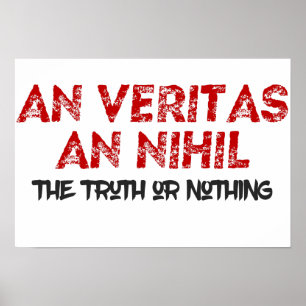 Truth or Nothing Latin Poster
