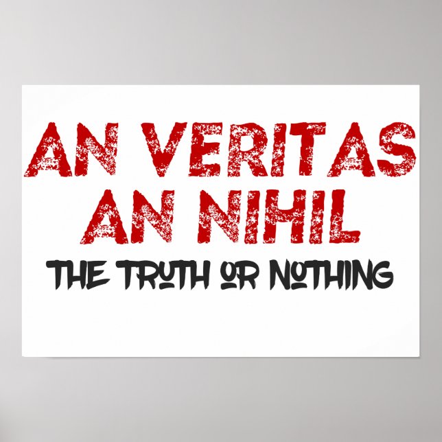 Truth or Nothing Latin Poster (Front)