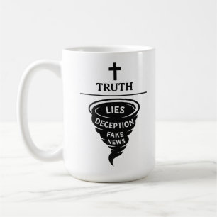 Truth over lies coffee mug