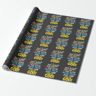 Truth Praise Blessing Pray Child Of God Christian Wrapping Paper