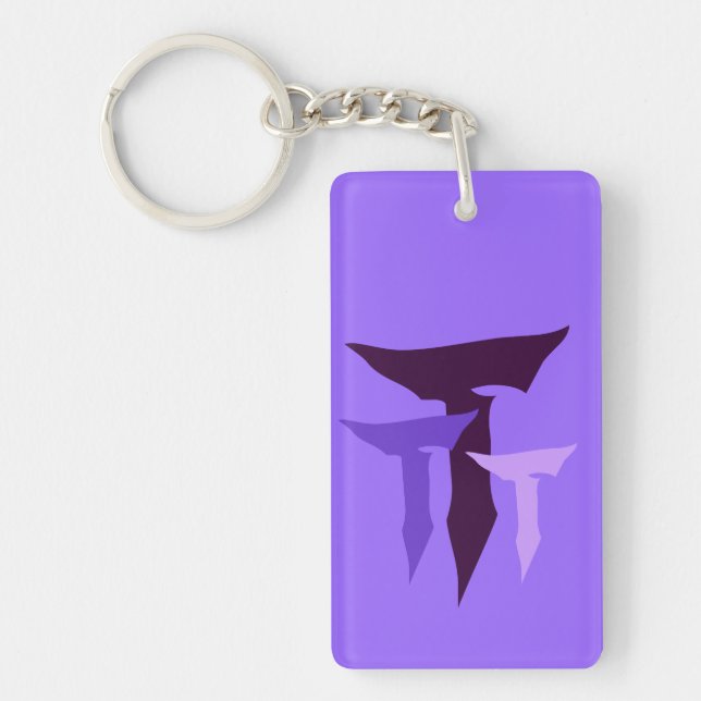 TRUTH PURPLE KEYCHAIN (Front)