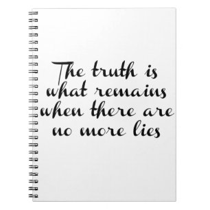 Truth Remains Notebook