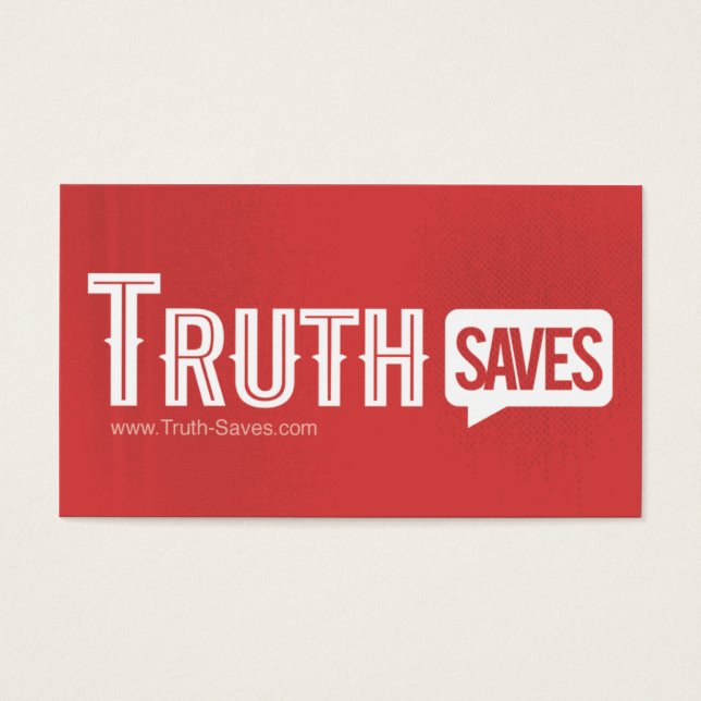 Truth Saves Cards (Front)
