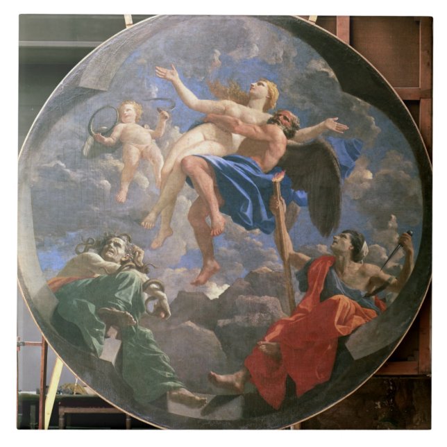 Truth Stolen Away by Time Beyond the Reach of Envy Ceramic Tile (Front)