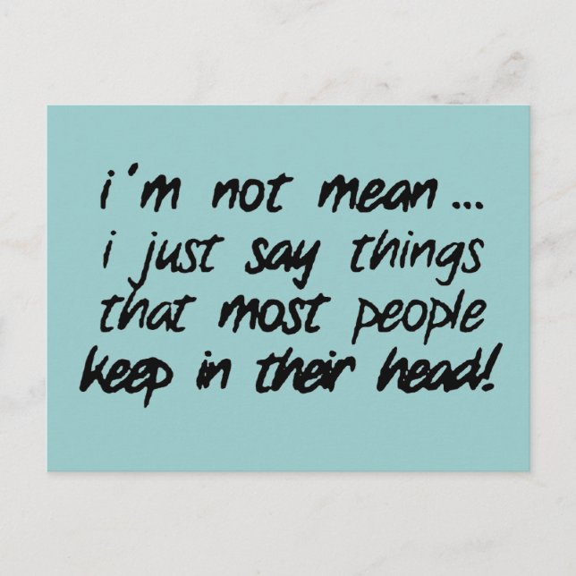 Truthfulness Postcard (Front)