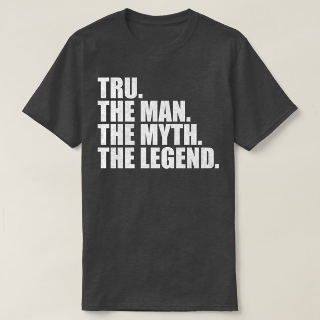 TruTru Name Tru given name T-Shirt (Design Front)