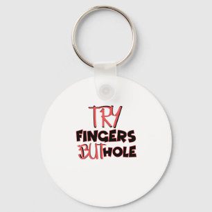 Try Fingers But Hole Elden Ring T-Shirt Trucker Ha Key Ring