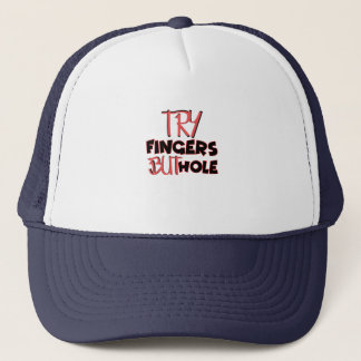 Try Fingers But Hole Elden Ring T-Shirt Trucker Hat