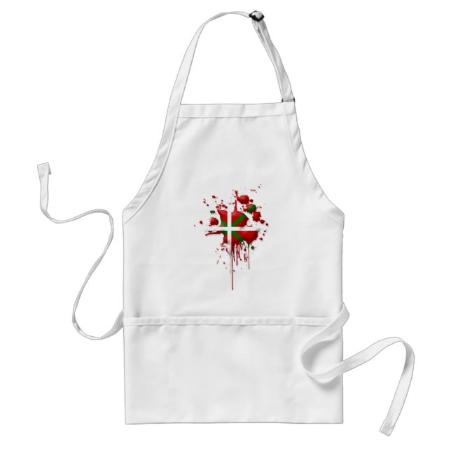 try flag Euskadi Basque Standard Apron (Front)